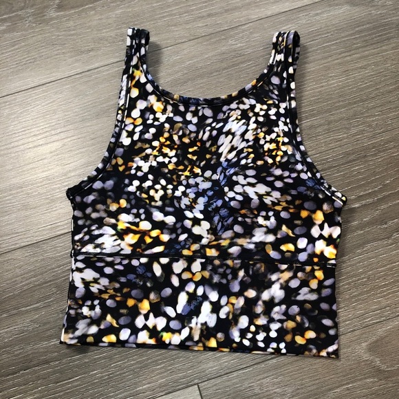 Lululemon Power Pivot Tank Metropolis Glow Multi Cropped Reversible Size Small - Picture 2 of 7